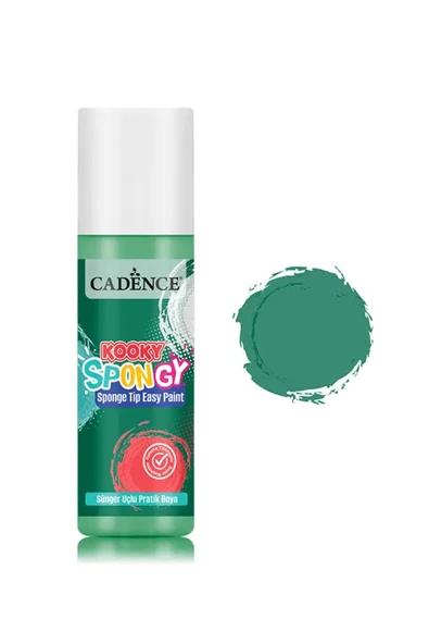 SPN08 Yeşil Spongy Sünger Uçlu Pratik Boya 100ML ürün görseli 1