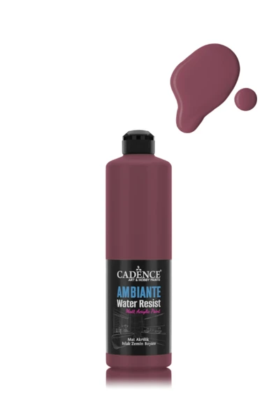Ambiante Islak Zemin Boyası AW34 Bordo 500ML + Katalizör 20GR ürün görseli 1