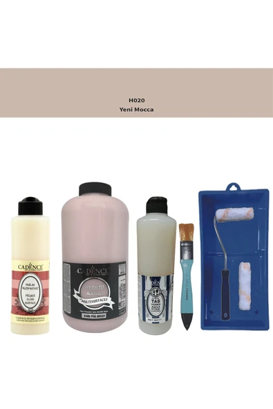 Banyo Mutfak-Cadence Multi H-020 Yeni Mocca 2000Ml Par Yüzey Ast 500Ml Taş Vernik Mat 500Ml ruloset ürün görseli 1