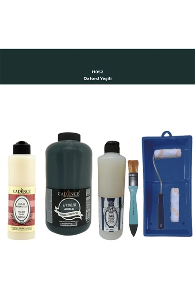 Banyo Mutfak-Cadence Multi H-052 Oxford Yeşili 2000Ml Par Yüzey A 500Ml Taş Vernik Mat 500Ml ruloset ürün görseli 1