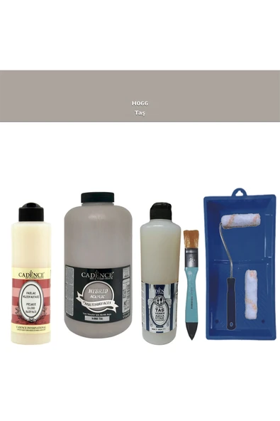 Banyo Mutfak-Cadence Multi H-066 Taş 2000Ml Par Yüzey Ast 500Ml Taş Vernik Mat 500Ml Satenruloset ürün görseli 1