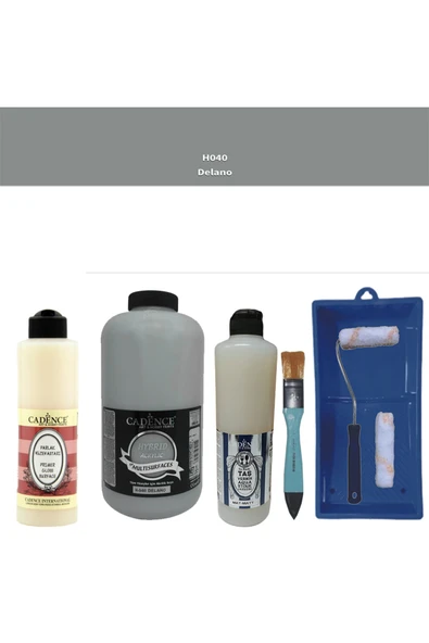 Banyo Mutfak-Cadence Multi H-040 Delano 2000Ml Par Yüzey Ast 500Ml Taş Vernik Mat 500Ml Satenruloset ürün görseli 1