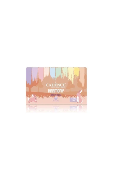 Harmony Akrilik 10 Lu Set Pastel Renkler 59ml ürün görseli 1