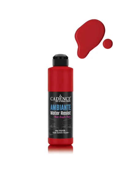 Ambiante Islak Zemin Boyası AW36 Kırmızı 250ML + Katalizör 10GR ürün görseli 1