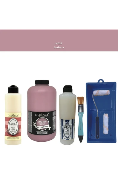 Banyo Mutfak-Cadence Multi H-027 Sedona 2000Ml Par Yüzey Ast 500Ml Taş Vernik Mat 500Ml Satenruloset ürün görseli 1