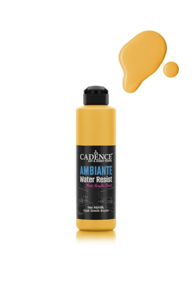 Ambiante Islak Zemin Boyası AW25 Güneş Sarı 250ML + Katalizör 10GR ürün görseli 1