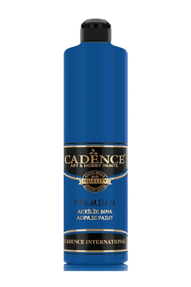 Royal Mavi Akrilik Boya - Cadence Premium Akrilik Boya 0156 Royal Mavi  500ML ürün görseli 1