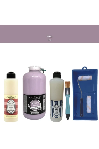 Banyo Mutfak-Cadence Multi H-033 Irıs 2000Ml Par Yüzey Ast 500Ml Taş Vernik Mat 500Ml Satenruloset ürün görseli 1