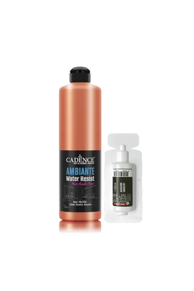 Ambiente Suya Dayanıklı Metalik Akrilik Boya Awm-05 Bronz 500ml + Katalizör 20gr ürün görseli 1
