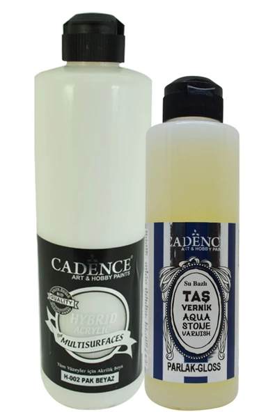 Multisurfaces H-002 Pak Beyaz 500 ml+ Taş Vernik 250 ml ürün görseli 1