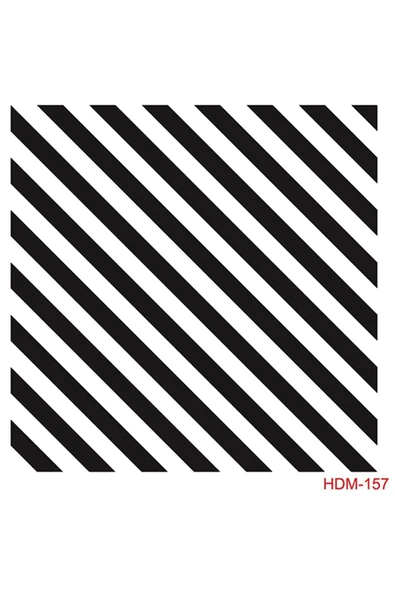 Hdm157 Home Dekor Midi Stencil (25x25) ürün görseli 1