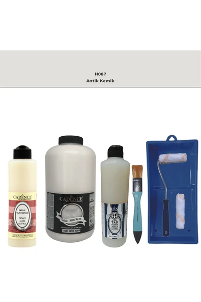 Banyo Mutfak-Cadence Multi H-087 Antik Kemik 2000Ml Par Yüzey Ast 500Ml Taş Vernik Mat 500Ml ruloset ürün görseli 1