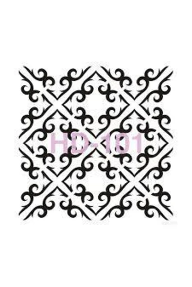 Hd101 Home Dekor Stencil 45x45 ürün görseli 1