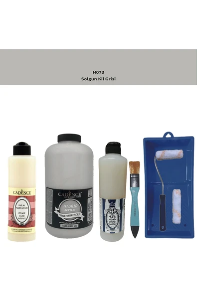 Banyo Mutfak-Cadence Multi H-073 Solgun Kil Grisi 2000Ml Par Yüz. 500Ml Taş Vernik Mat 500Ml ruloset ürün görseli 1