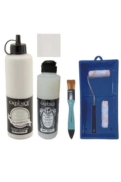 Mobilya Boyası  Multisurface H-088 Ekinezya Gri 500Ml Ultimate Vernik Mat 250Ml SatenRuloSet ürün görseli 1