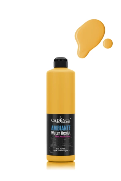 Ambiante Islak Zemin Boyası AW25 Güneş Sarı 500ML + Katalizör 20GR ürün görseli 1