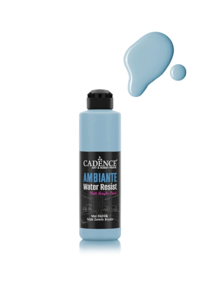 Ambiante Islak Zemin Boyası AW39 Toz Mavi 250ML + Katalizör 10GR ürün görseli 1