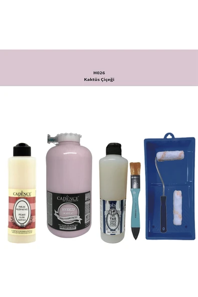Banyo Mutfak-Cadence Multi H-026 Kaktus Çiçeği 2000Ml Par Yüzey A 500Ml Taş Vernik Mat 500Ml ruloset ürün görseli 1
