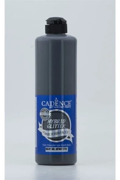 Hybrıd Akr. Multisurface Simli Gümüş Hsg-091 Antrasit Siyah 500ml ürün görseli 1