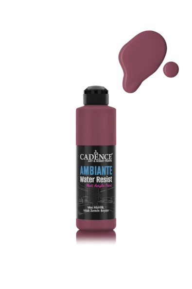 Ambiante Islak Zemin Boyası AW34 Bordo 250ML + Katalizör 10GR ürün görseli 1