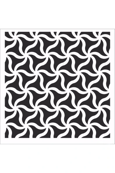 Hdm147 Home Dekor Midi Stencil (25x25) ürün görseli 1