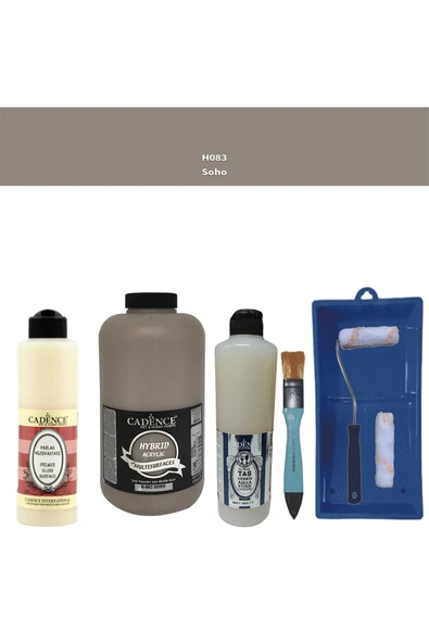 Banyo Mutfak-Cadence Multi H-083 Sohoo 2000Ml Par Yüzey Ast 500Ml Taş Vernik Mat 500Ml Satenruloset ürün görseli 1