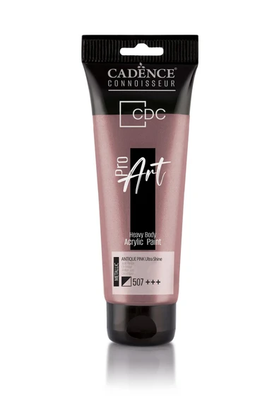 Proart Heavy Body Metalik Ultra Parlak Akrilik Boya Prd-507 Antik Pembe 120ml ürün görseli 1