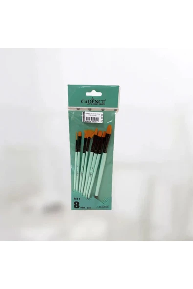 Cadence Ekonomik Ipek Fırça 8 Li Set ürün görseli 1