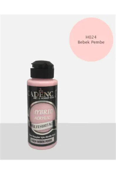 Hybrid Multisurface Akrilik Boya 120 Ml. H-024 Bebek Pembe ürün görseli 1