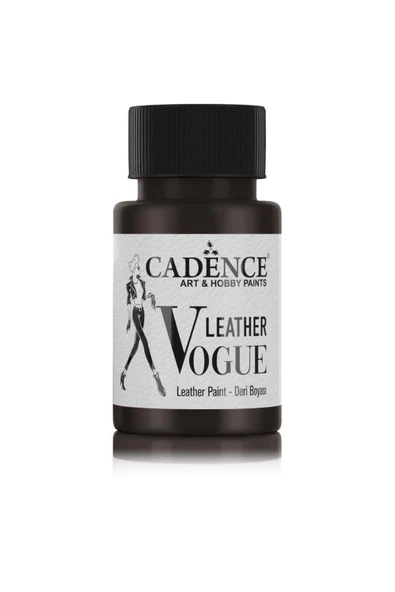 LEATHER VOGUE DERİ BOYASI METALİK LVM-09 SİYAH 50 ML ürün görseli 1