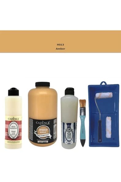 Banyo Mutfak-Cadence Multi H-013 Amber 2000Ml Par Yüzey Ast 500Ml Taş Vernik Mat 500Ml Satenruloset ürün görseli 1