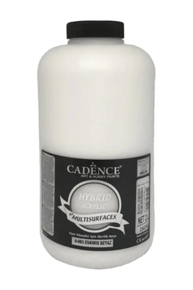 Multısurface Hybrıd Akrilik Boya H-003 ESKİMİŞ BEYAZ 2 Litre ürün görseli 1