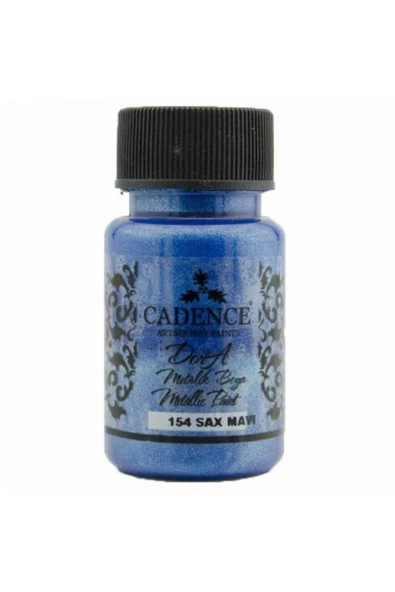 Dora Metalik Boya 50ml Sax Mavi 154 ürün görseli 1