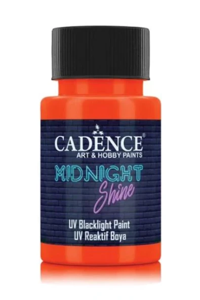 Mıdnıght Shıne Uv Reaktıf Boya Ms- 04 Turuncu 50 ml ürün görseli 1