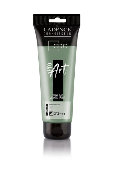 PRM323 Mint Yeşili Cadence Proart Heavy Body Akrilik Boya 120ML - Cadence Tüp Akrilik Boya ürün görseli 1