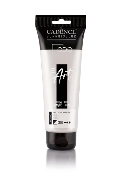 PRM301 Parlak İnci Cadence Proart Heavy Body Akrilik Boya 120ML - Cadence Tüp Akrilik Boya ürün görseli 1