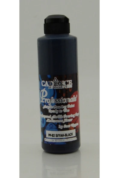 Cadence Profesyonel Pouring Paint Pp 02 Siyah 250 Ml. ürün görseli 1