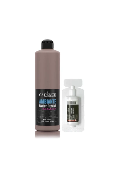 Ambiante Suya Dayanıklı Akrilik Boya Aw-17 Vizon 500ml + Katalizör 20gr ürün görseli 1
