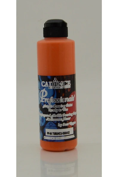 Cadence Profesyonel Pouring Paint Pp 04 Turuncu 250 Ml. ürün görseli 1