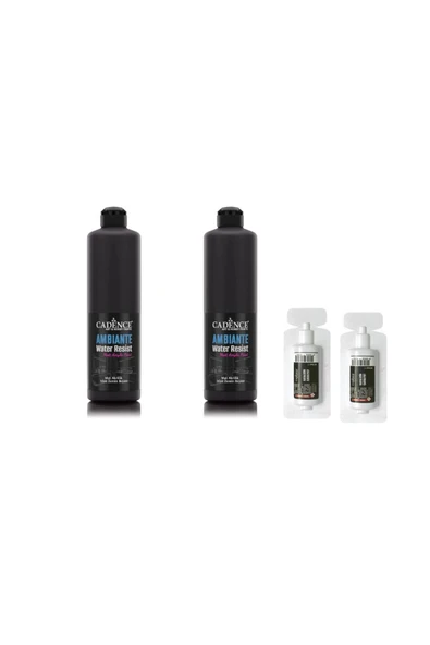 Islak Zemin Boyası Ambiante Siyah 2*250 ml Katalizör ürün görseli 1