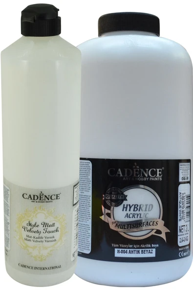 Multisurfaces Antik Beyaz 2lt+kadife Mat Vernik 750 Ml Set ürün görseli 1