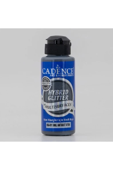 Hybrid Multisurface Simli Akrilik Boya 120ml - Hsg-091 A. Siyah ürün görseli 1