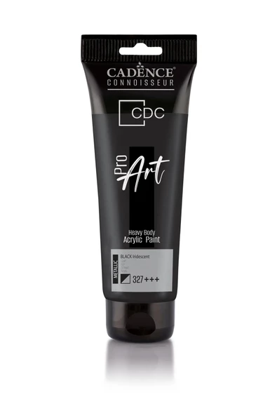 PRM327 Siyah Cadence Proart Heavy Body Akrilik Boya 120ML - Cadence Tüp Akrilik Boya ürün görseli 1