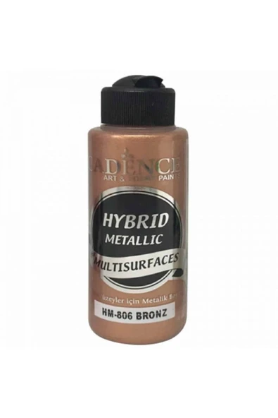 Hybrid Metallic For Multisurfaces Metalik Akrilik Boya 120ml Bronz 806 ürün görseli 1