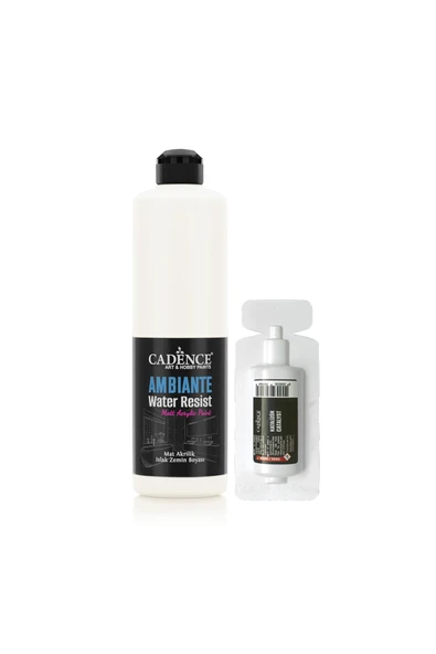 Ambiante Suya Dayanıklı Akrilik Boya Aw-04 Antik Beyaz 500ml + Katalizör 20gr ürün görseli 1