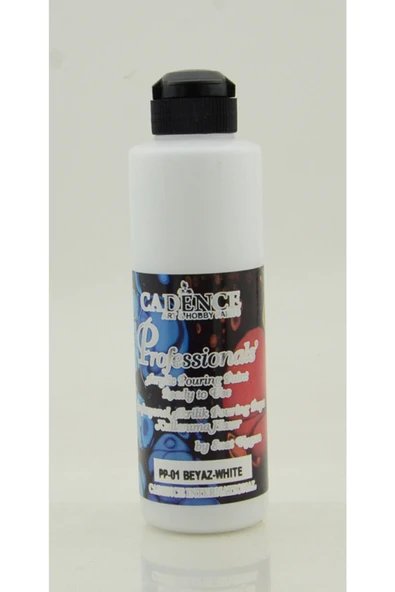 Cadence Profesyonel Pouring Paint Pp 01 Beyaz 250 Ml. ürün görseli 1
