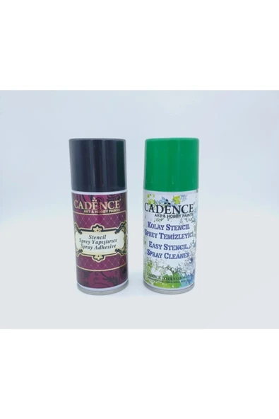 Stencil Sprey Yapıştırıcı Ve Temizleyici Set ürün görseli 1