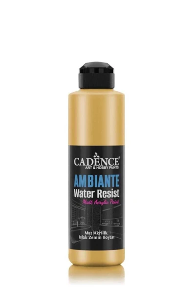 Ambiante Metalik Islak Zemin Boyası Awm03 Altın 250ml Katalizör 10gr ürün görseli 1