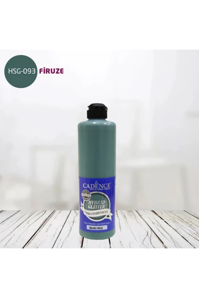 Hybrid Multisurface Simli Akrilik Boya 500ml - Hsg-093 Firüze ürün görseli 1