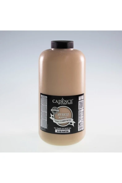 Boya H-102 Karton 2000 Ml (3 Kg ) Hybrid Multisurface Akrilik Boya (hibrit) ürün görseli 1